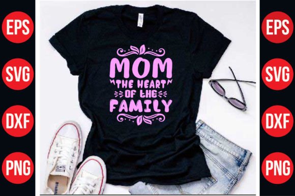 Reviewing Mom SVG Typography T Shirt Design Art