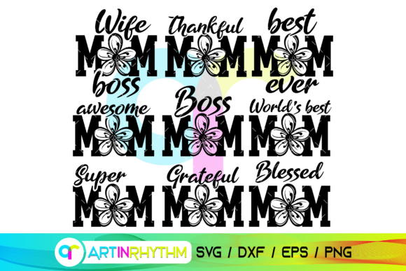Super Mom, Mom Svg Bundle Review for Embroidery